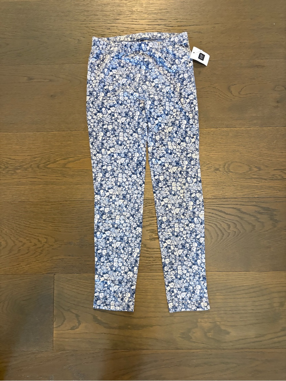 Gap blue floral leggings sz 10 NWT retail $45